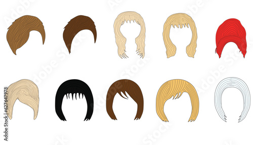 Collection of women hairstyles