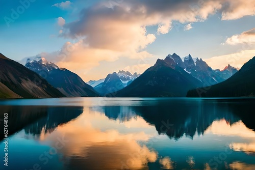 lake in the mountains