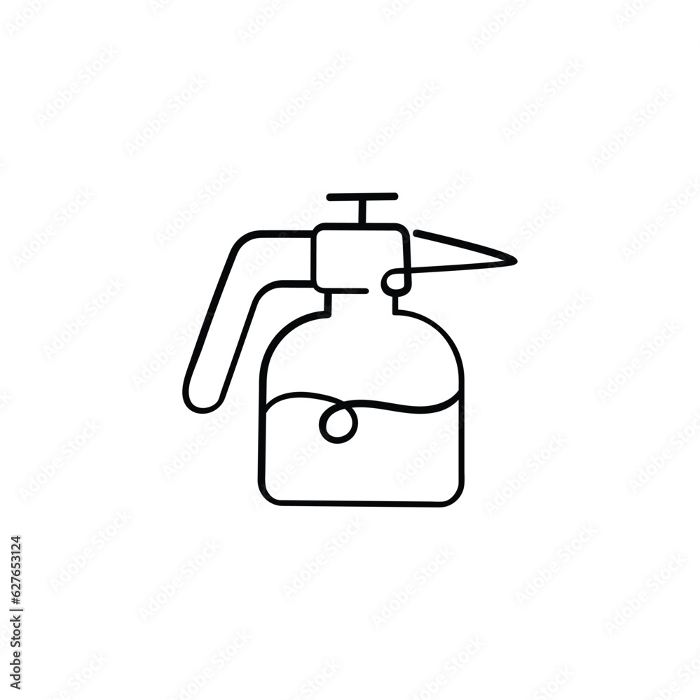 Garden Sprayer Line Style Icon Design Garden Sprayer Line Style Icon Design