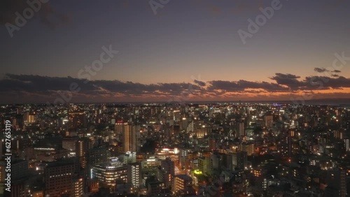 沖縄県那覇市の夜景