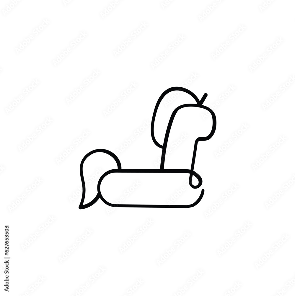 Pool Floats Line Style Icon Design Pool Floats Line Style Icon Design
