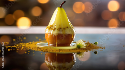 Decadent Poached Pear and Nutty Pistachio