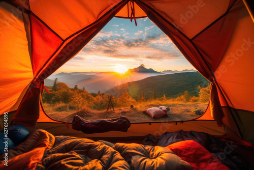 Camping Amidst Mountains