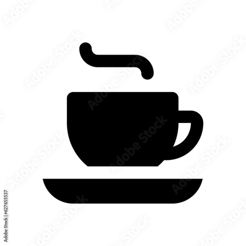 coffee cup glyph icon