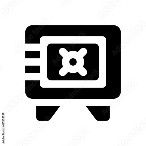 safe box glyph icon