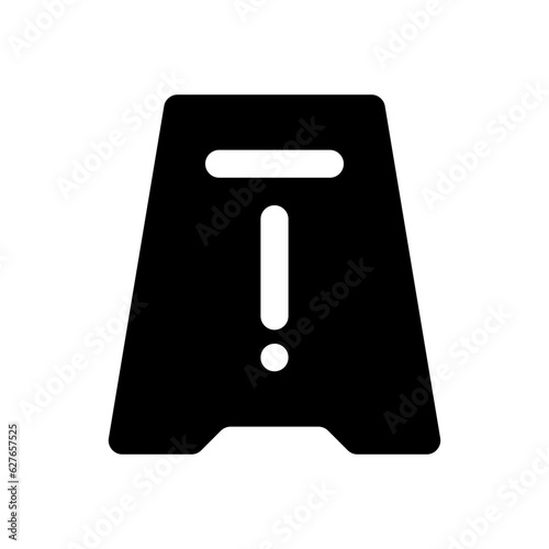 slippery glyph icon
