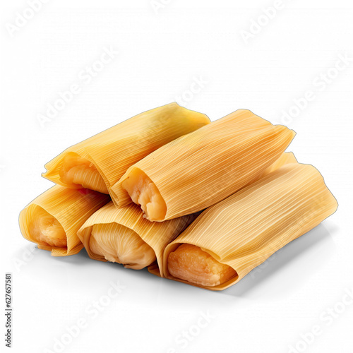 Tamales isolated on transparent background 