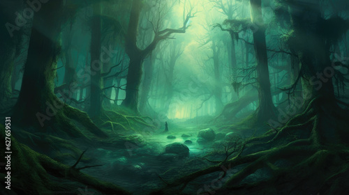 Enchanting Secrets of the Forbidden Forest © AIproduction