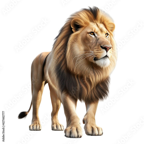 Lion on transparent background