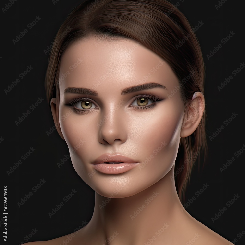 Portrait of a beautiful woman Portrait of a beautiful woman