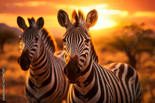 Zebra, Wildlife Photography, Generative AI © Vig