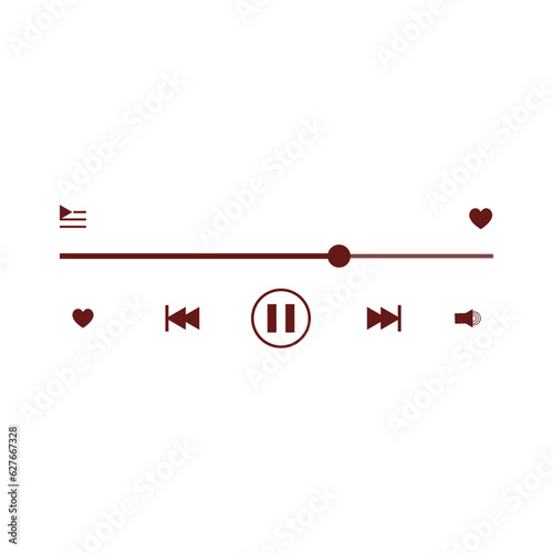 collection of Music Play Overlay For Design Element Template