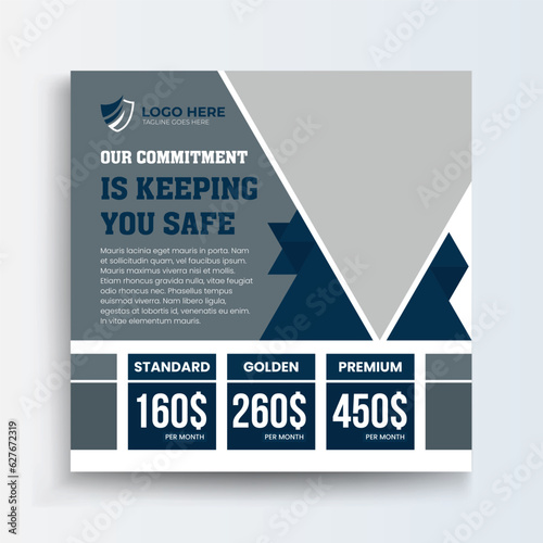 Security Service Social media post Design, Body Guard, cctv camera, Social media  Website security service, technology service design