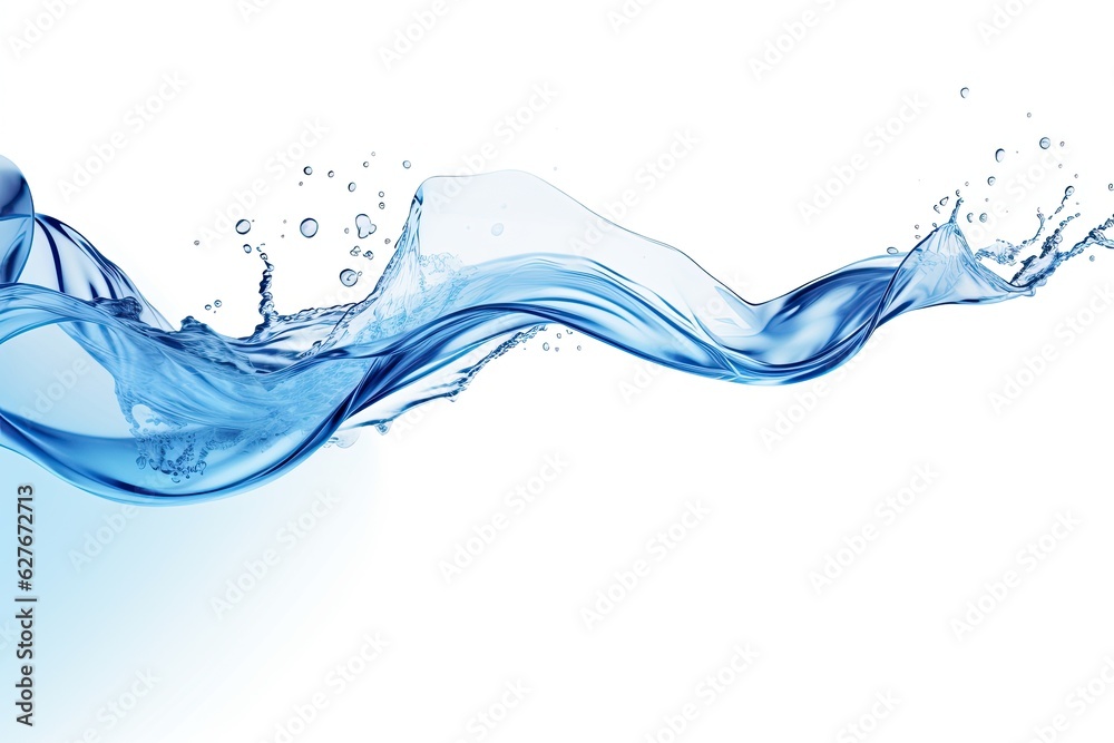water splash on white background water splash on white background