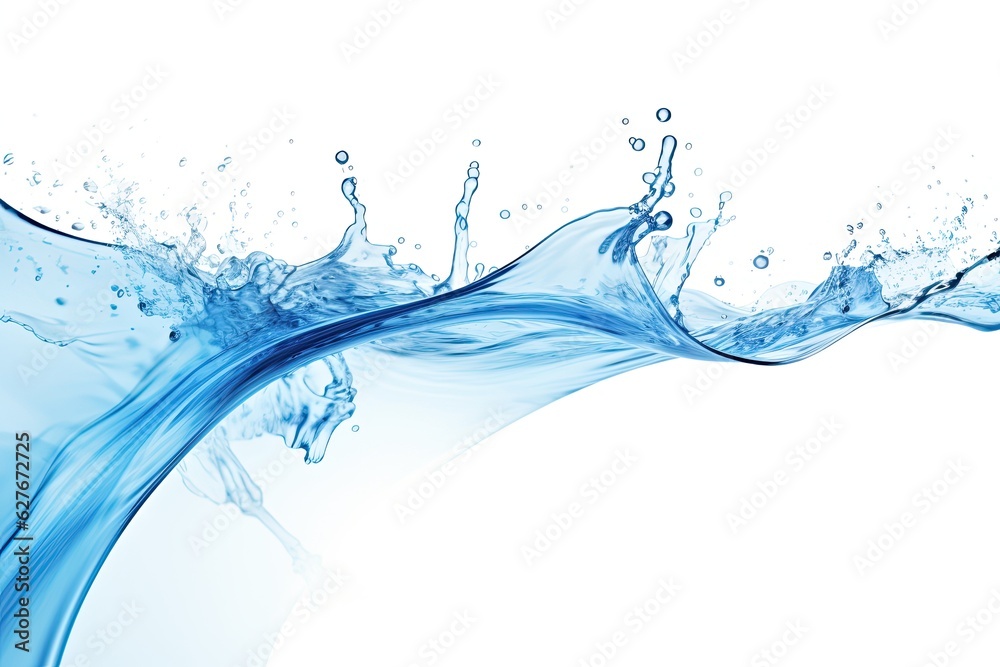 water splash on white background water splash on white background