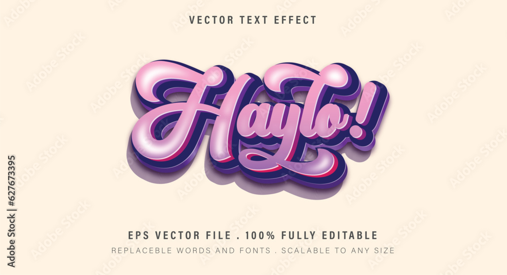 Haylo 3d text effect, font style. Haylo 3d text effect, font style.
