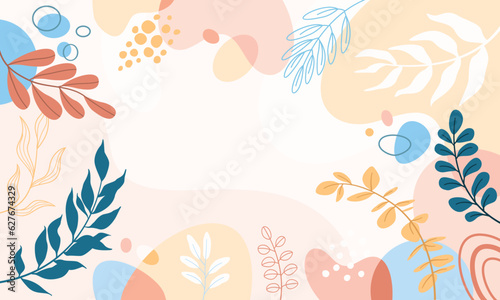 Color splash abstract background for design.Template banner and cover