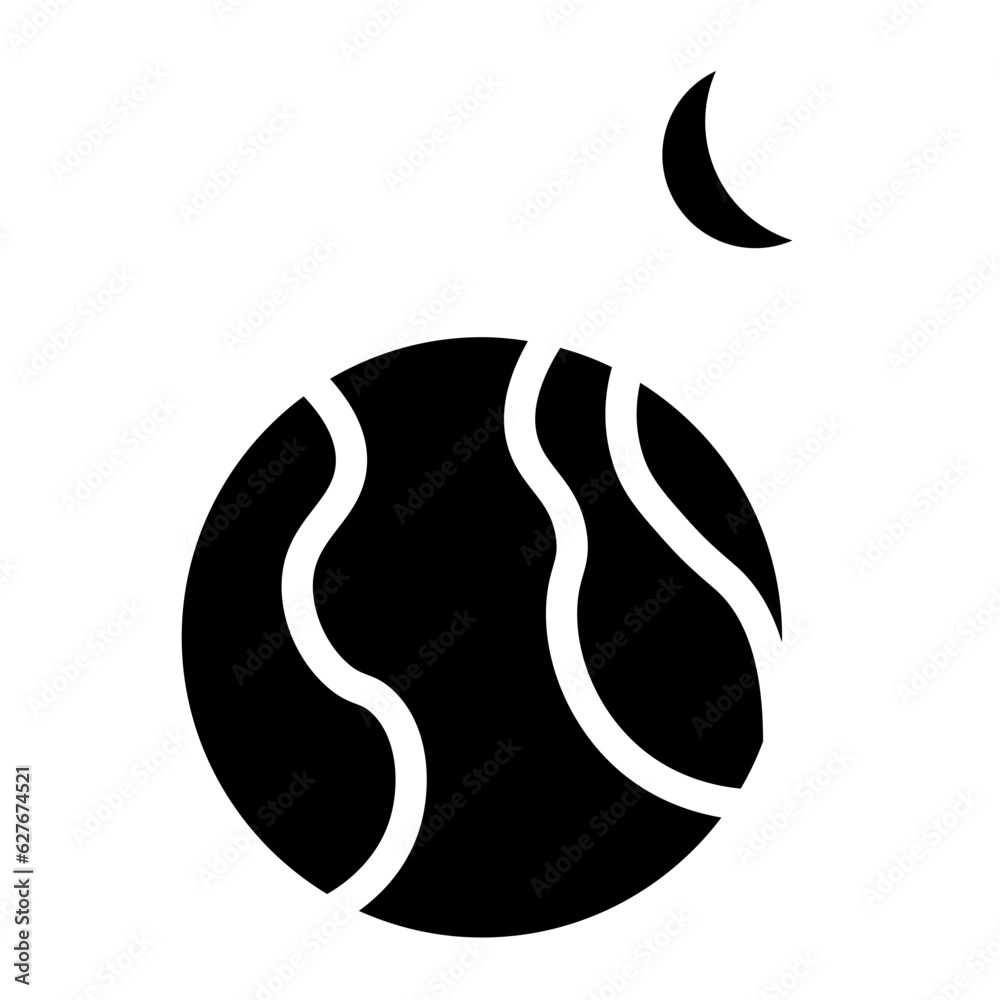 Obraz premium globe glyph 