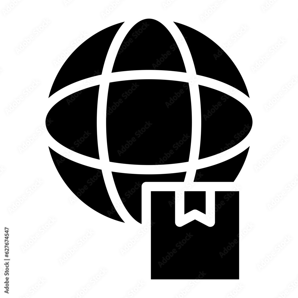 globe glyph 