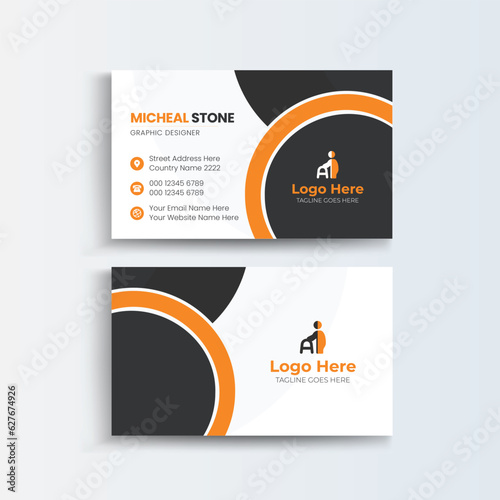 Senior Care Personal visiting card design, company visiting card design template senior care hospital,