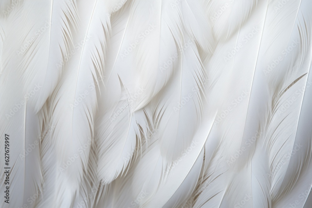 White feather pigeon down animal. Generate Ai White feather pigeon down animal. Generate Ai