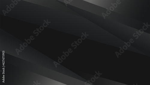 Modern black geometric diagonal background. Vector illustration