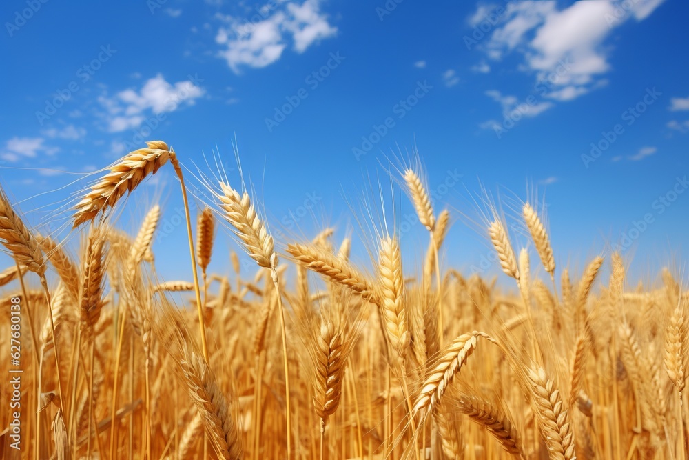 Whispers of a Wheat Field: Golden Color and the Sky is Blue, Generative AI Whispers of a Wheat Field: Golden Color and the Sky is Blue, Generative AI