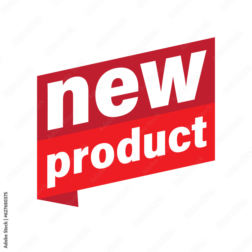 New Product label sticker bubble New Product label sticker bubble