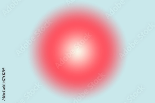 Ring mit Farbverlauf zum Zentrum hin; softer, kreisförmiger Farbübergang in rot, blau und cremefarben