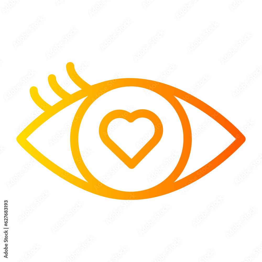hearth shaped eye hearth shaped eye