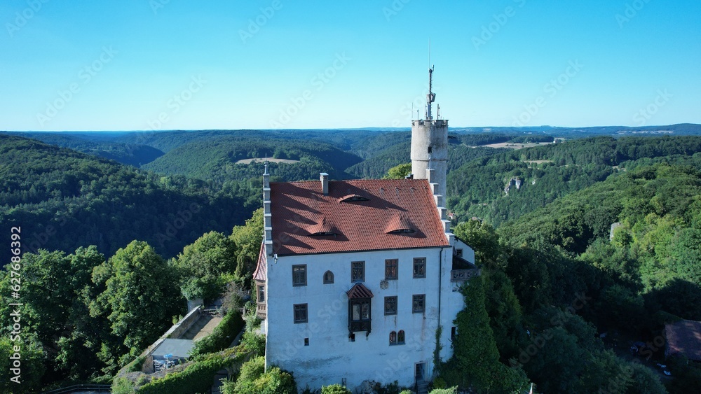 Fototapeta premium Small Castle on hill