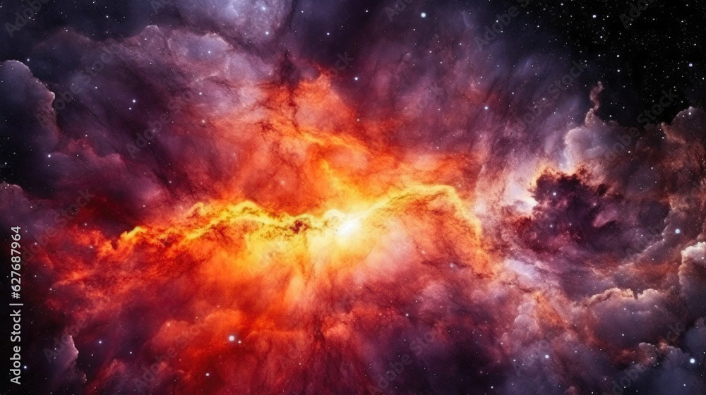 Dynamic Orange Stellar Clouds Dynamic Orange Stellar Clouds