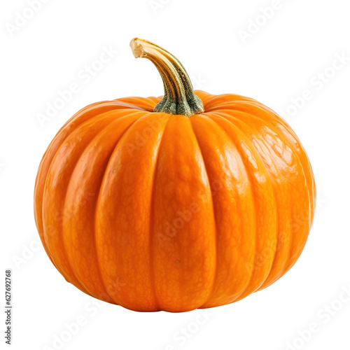 Pumpkin on transparent background Remove png created with Generative AI, Clipping Path