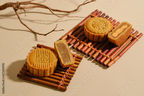 Moon Cake Mid Autumn Festival minimalism conceptual,chinese style