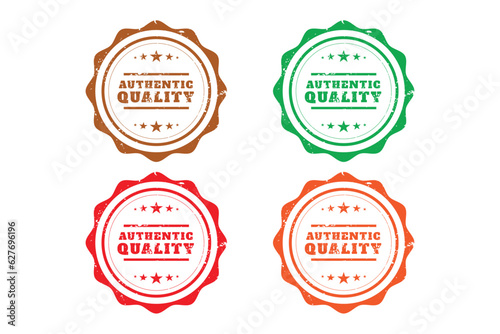 Proven results stamp vector isolated in flat style.