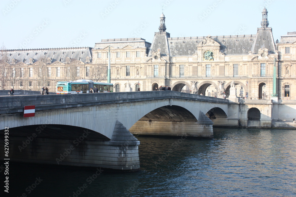 Bridge over river in europe