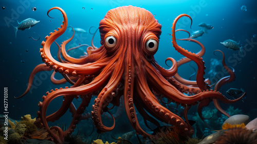 Claymation Oceanic Beast: Giant Squid