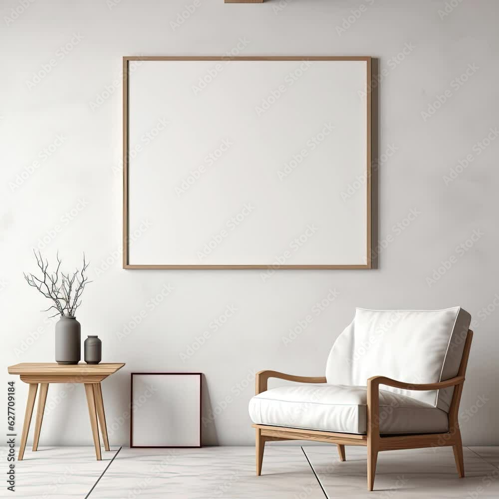 Minimalistic Art Frame Mockup Minimalistic Art Frame Mockup