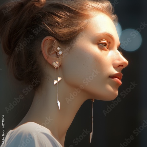 Portrait of a beautiful woman