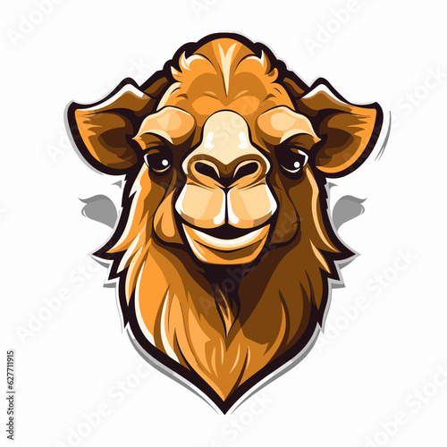 Esport vector logo camel, camel icon, camel head, vector