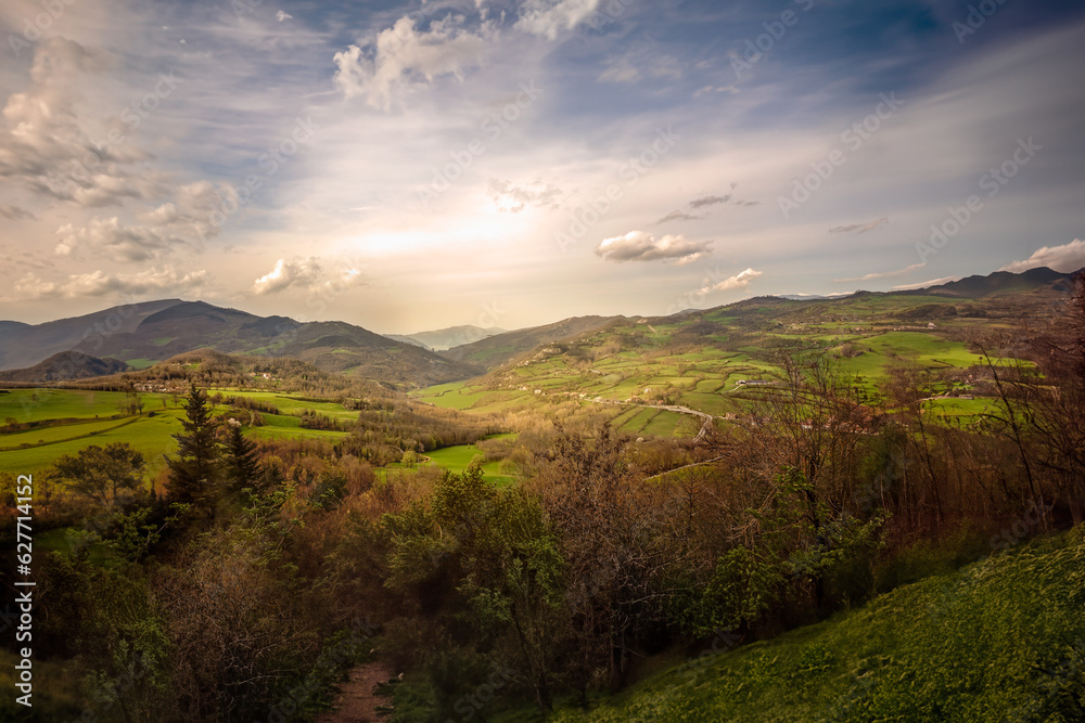 Fototapeta premium Toscana Italia Val Tiberina Alpi della Luna