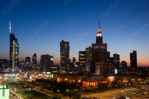 Downtown of Warsaw