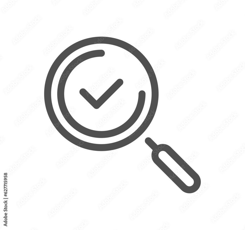 Approve related icon outline and linear vector. Approve related icon outline and linear vector.
