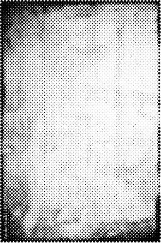 Halftone vector border texture