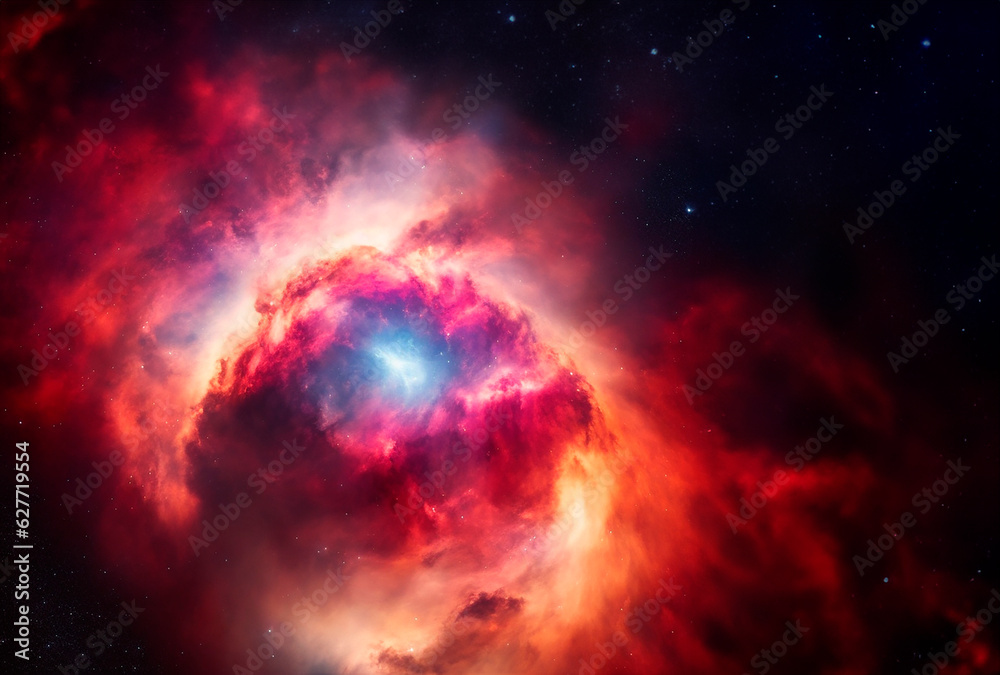 Deep, space galaxy background. Astronomical background. Starry sky.