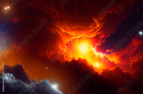 Wallpaper Mural Deep, space galaxy background. Astronomical background. Starry sky. Torontodigital.ca