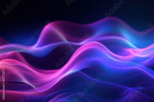 Wallpaper Mural abstract futuristic background with pink blue glowing neon moving high speed wave lines and bokeh lights. Data transfer concept Fantastic wallpaper Torontodigital.ca