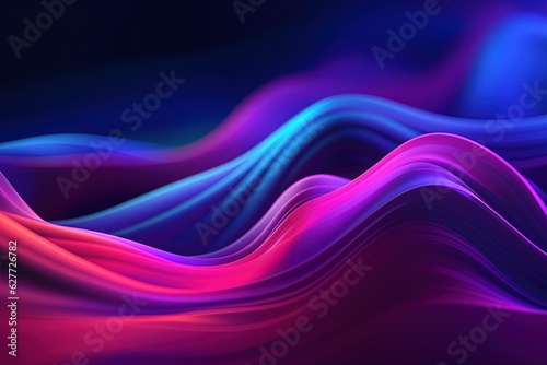 Wallpaper Mural abstract futuristic background with pink blue glowing neon moving high speed wave lines and bokeh lights. Data transfer concept Fantastic wallpaper Torontodigital.ca
