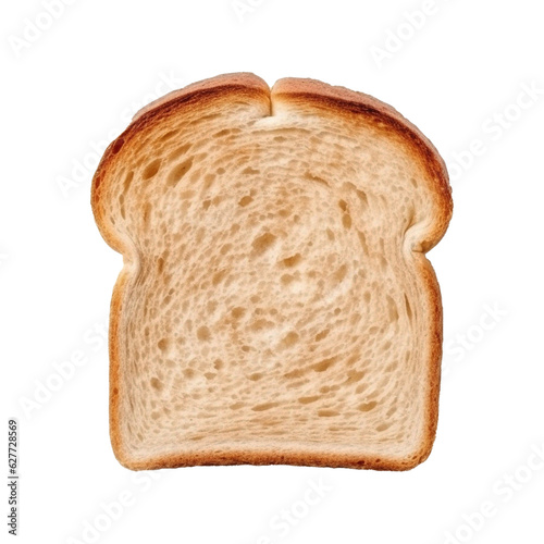 white bread isolated on whiate