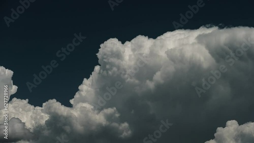 Fantastic colorful dramatic sky with clouds.Perfect for cinema, background.Timelapse.